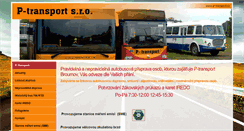 Desktop Screenshot of p-transport.cz